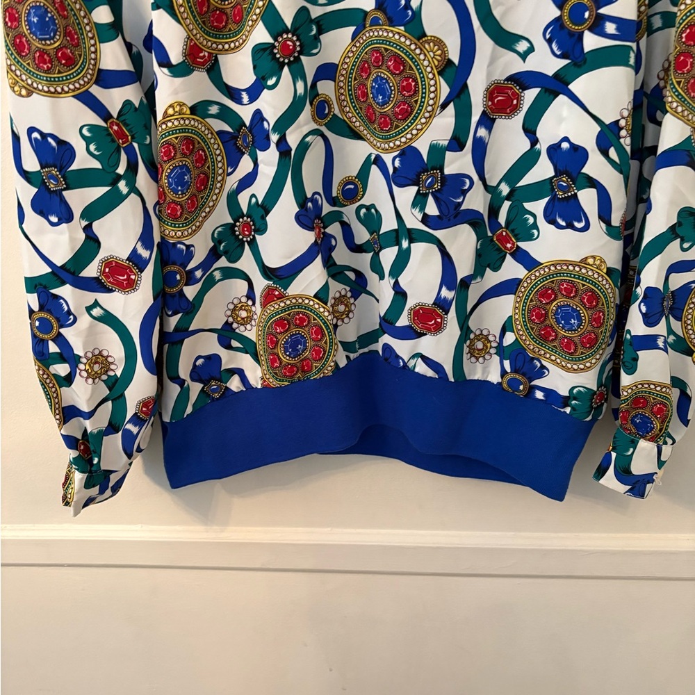 Josephine Multicolor Women's Blouse Long Sleeve - Sz XL - Picture 2 of 8